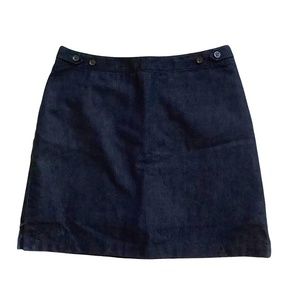 BANANA REPUBLIC Deep Blue A-Line Skort